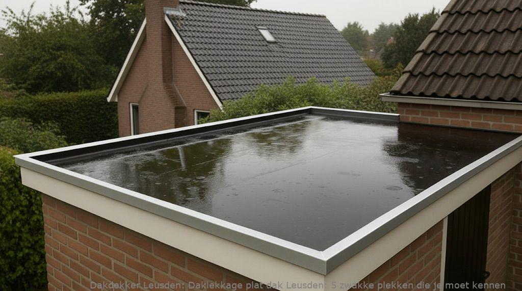 Daklekkage Plat Dak Leusden