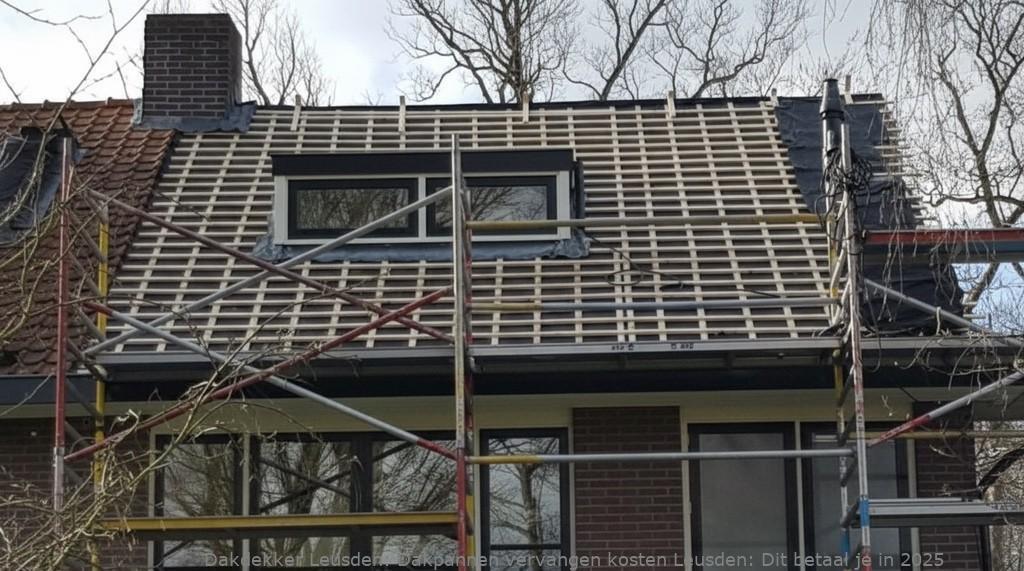 Dakpannen vervangen kosten Leusden: Dit betaal je in 2025